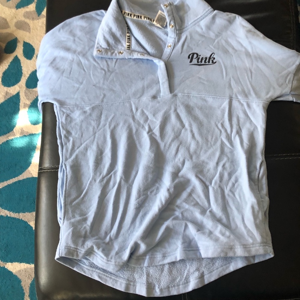 VS Pink Baby Blue Pullover